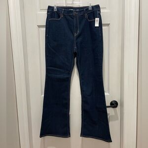 Dark Blue Flare Jeans